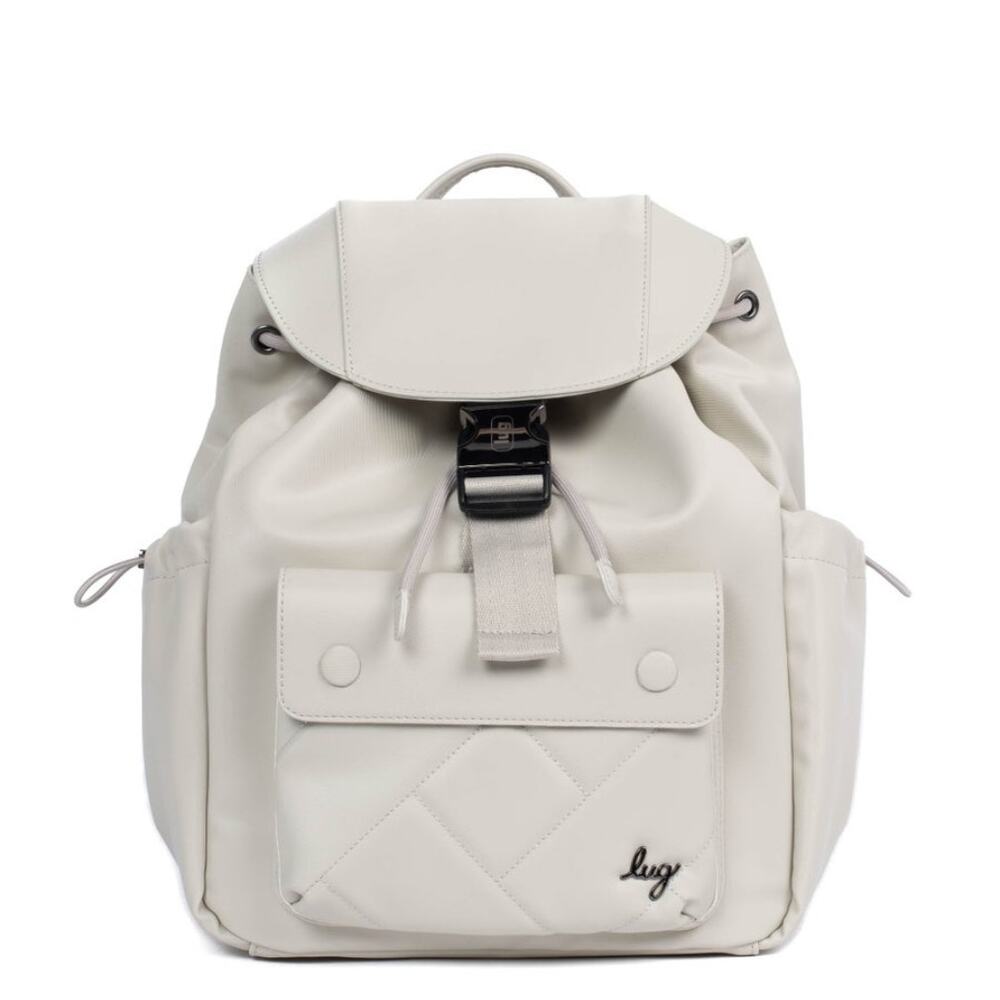 Lug Wiffle Backpack Satin Luxe Pebble - Organized Sporty Elegant Classic